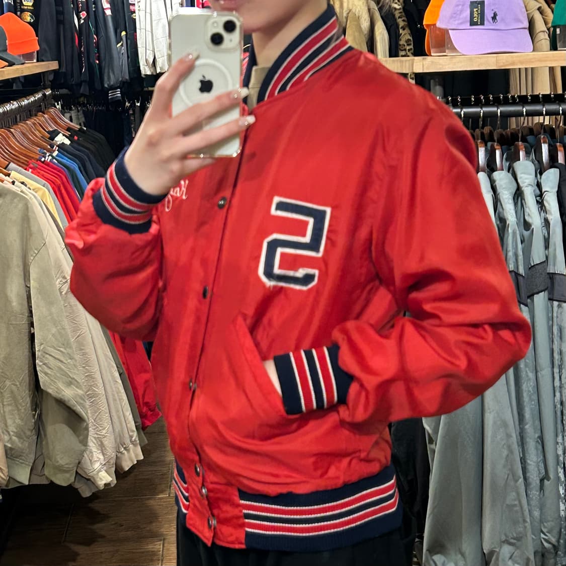 [HI] VTG 바시티 레드 상품이미지4