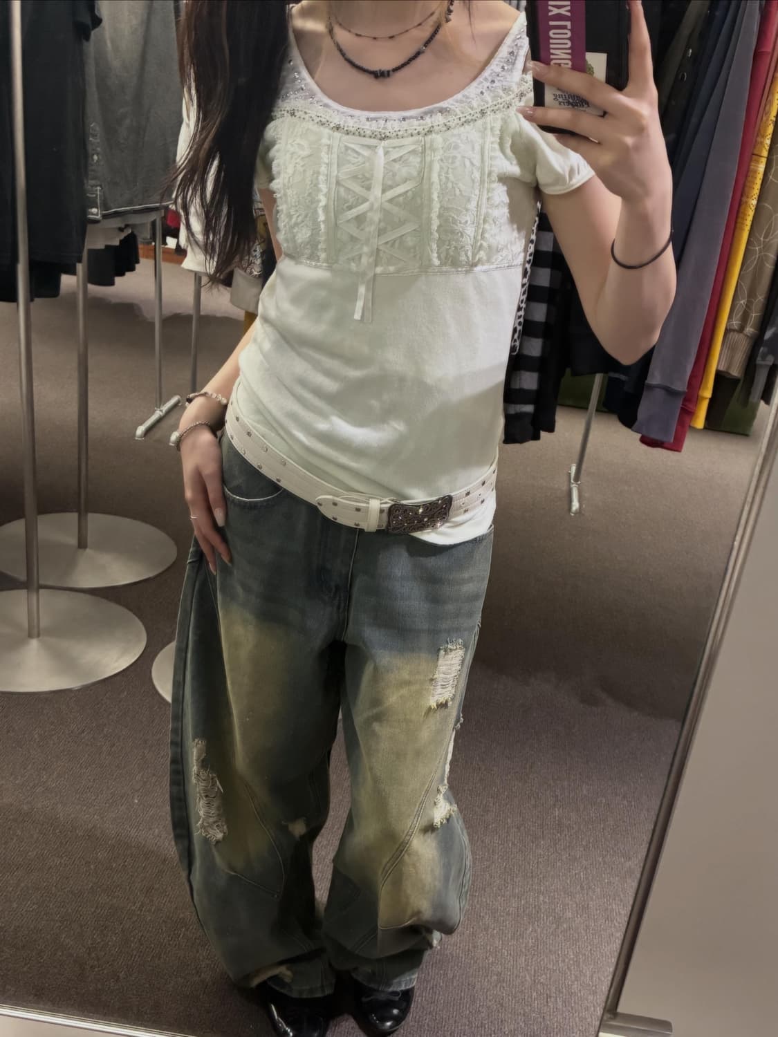 Vintage Earthy Denim 🍈🪽 상품이미지2