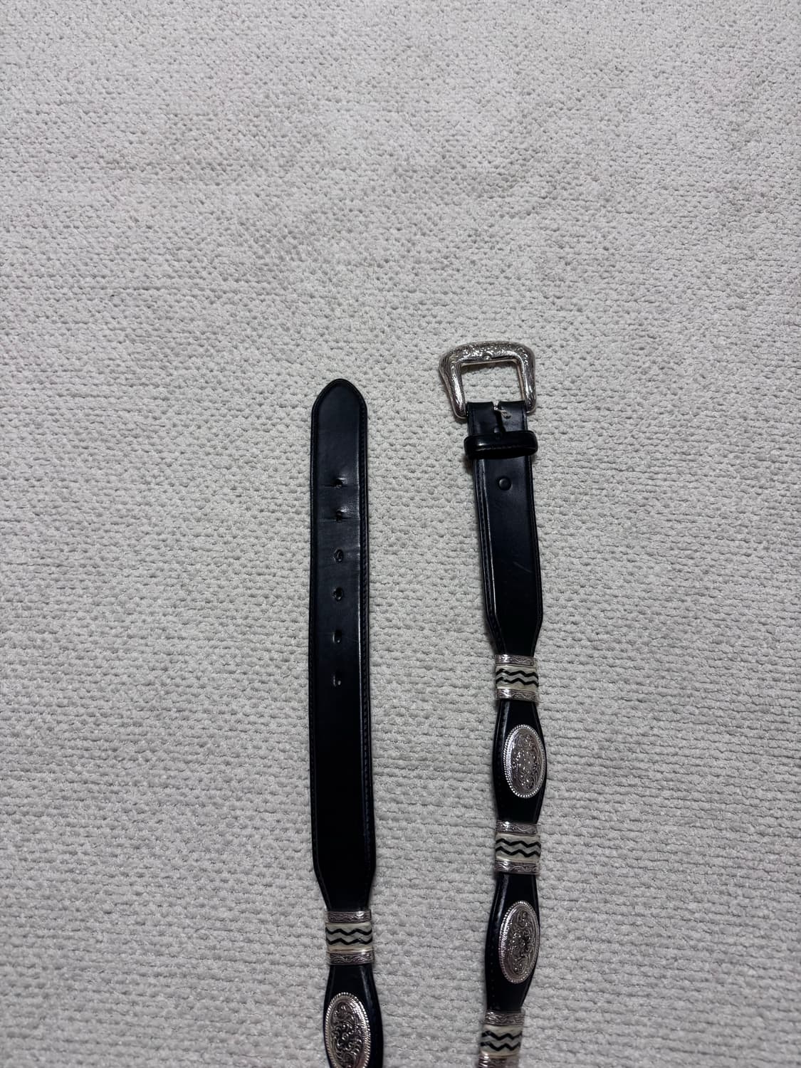 토니라마 웨스턴 카우레더 벨트 32사이즈 상품이미지2