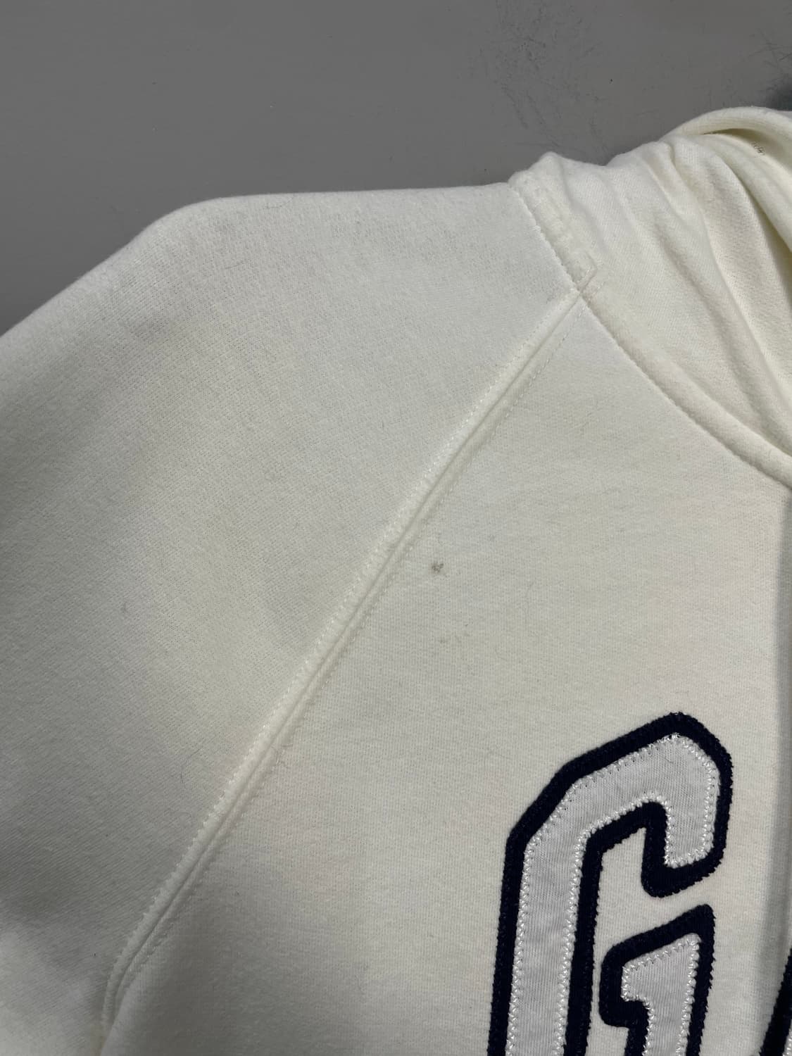 갭 로고 화이트 후드집업 H1601 상품이미지6