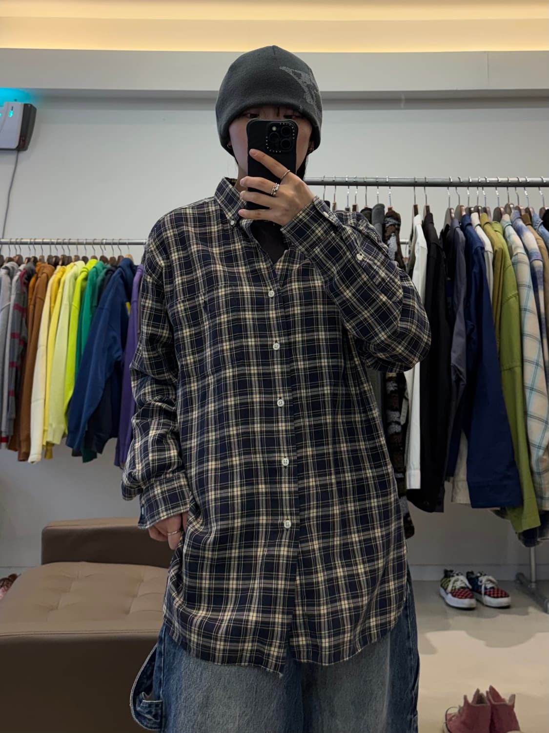 폴로 랄프로렌 깅엄 체크 셔츠 상품이미지5