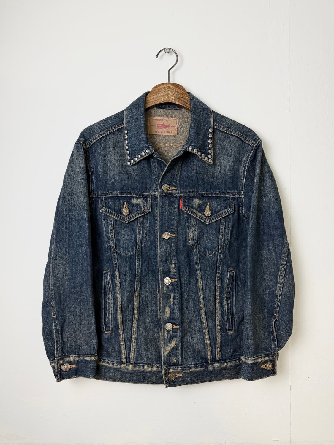 Ungrid 스터드 데님 자켓 상품이미지1