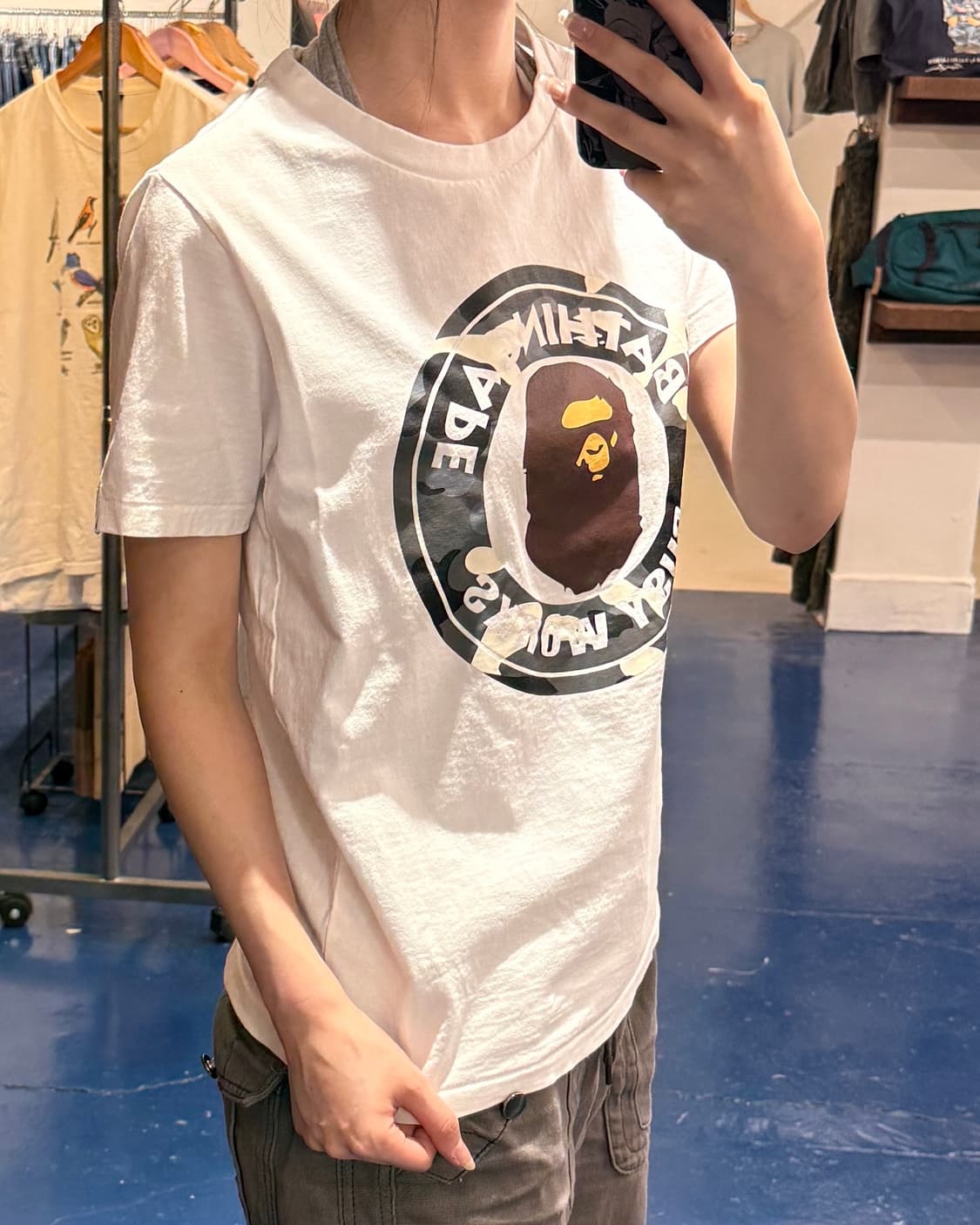 BAPE 베이프 레이디 컬리지 반팔티 상품이미지2