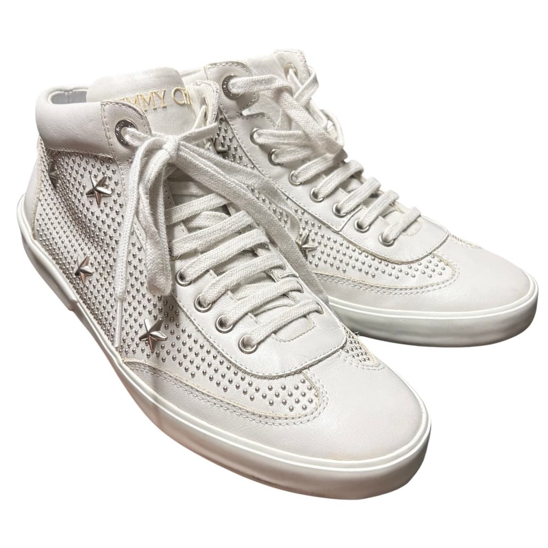 지미추 스타 스터드 하이탑 스니커즈 41.5 260-265 부츠 상품이미지2