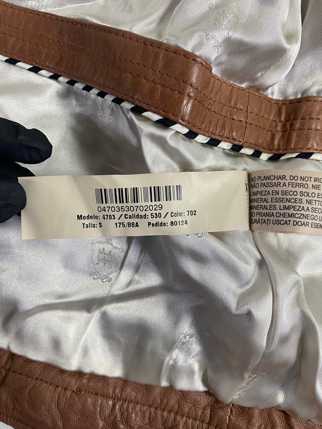 마시모두띠 카멜 가죽 레더 자켓 S 상품이미지9