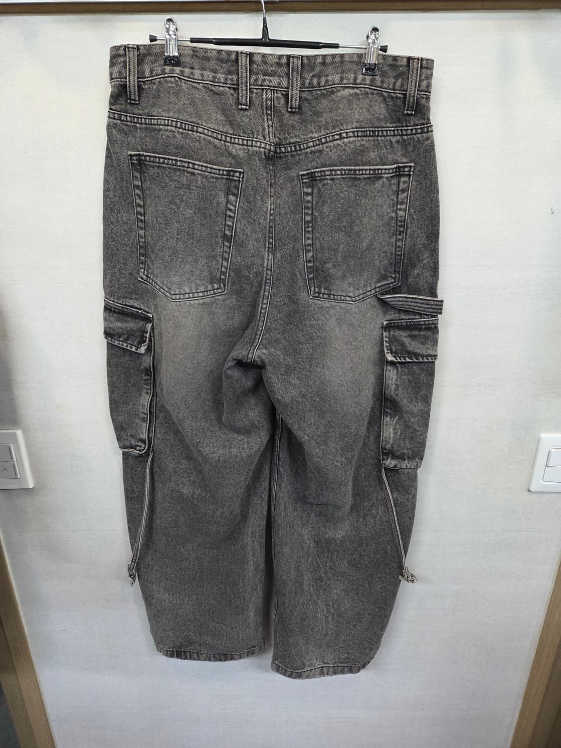 Ripen 와이드 카고 그레이 데님팬츠 31 32 상품이미지2