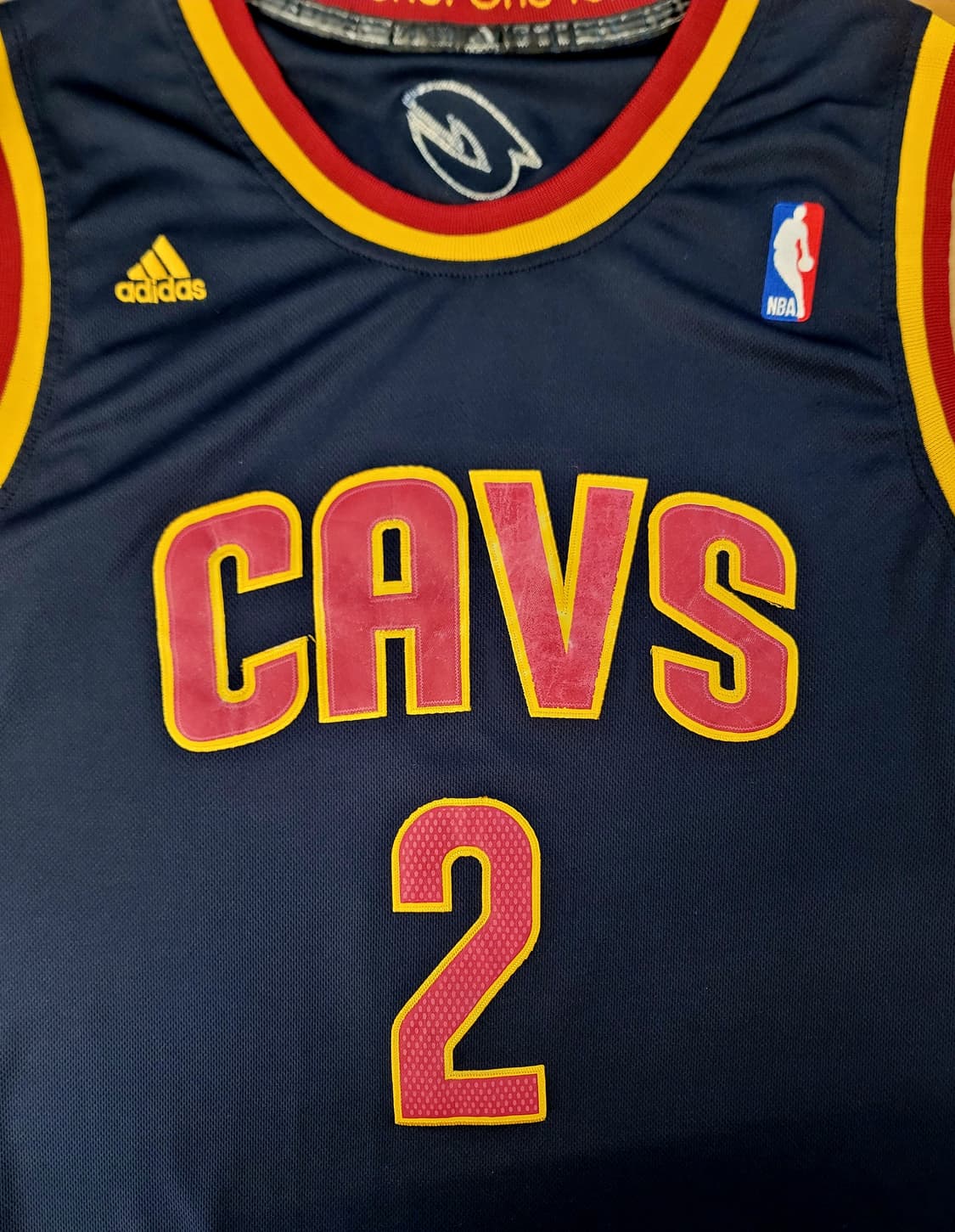 아디다스 NBA 클리블랜드 캐벌리어스(No.2 카이리 어빙) 유니폼 판매 상품이미지5