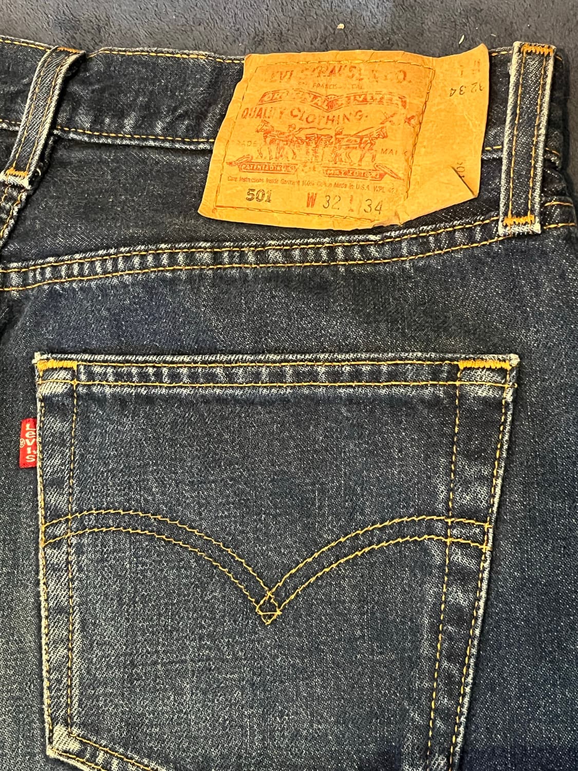 00년대 리바이스 501 오리지널 데님 팬츠 (미국제) 상품이미지3