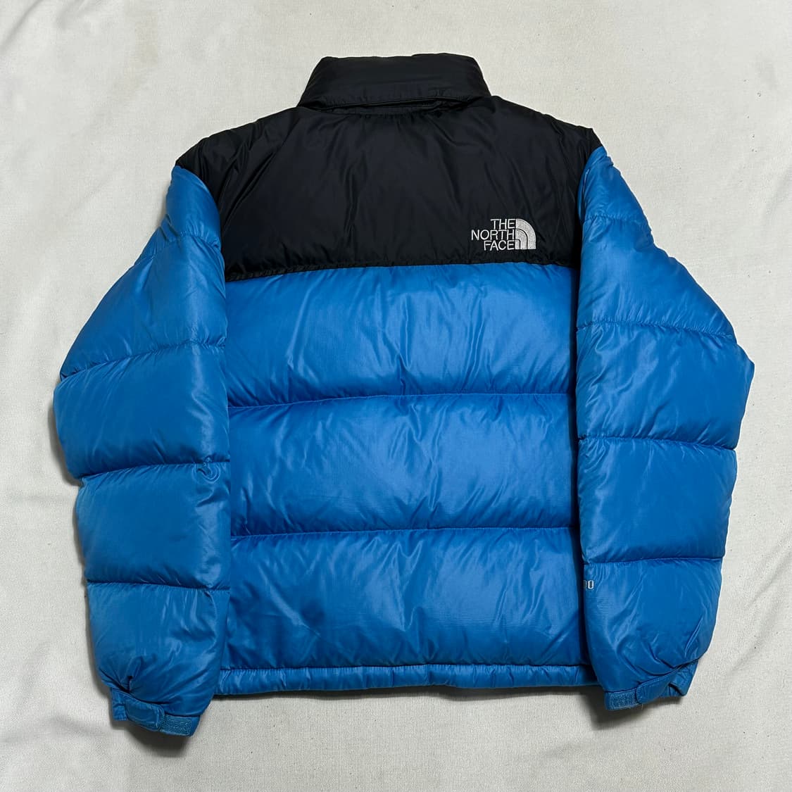 90 노스페이스 블루 눕시 700 패딩 상품이미지3
