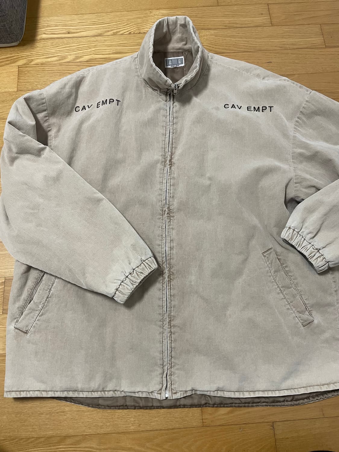 카브엠트 코듀로이 베이지 집업(코드집) 상품이미지1