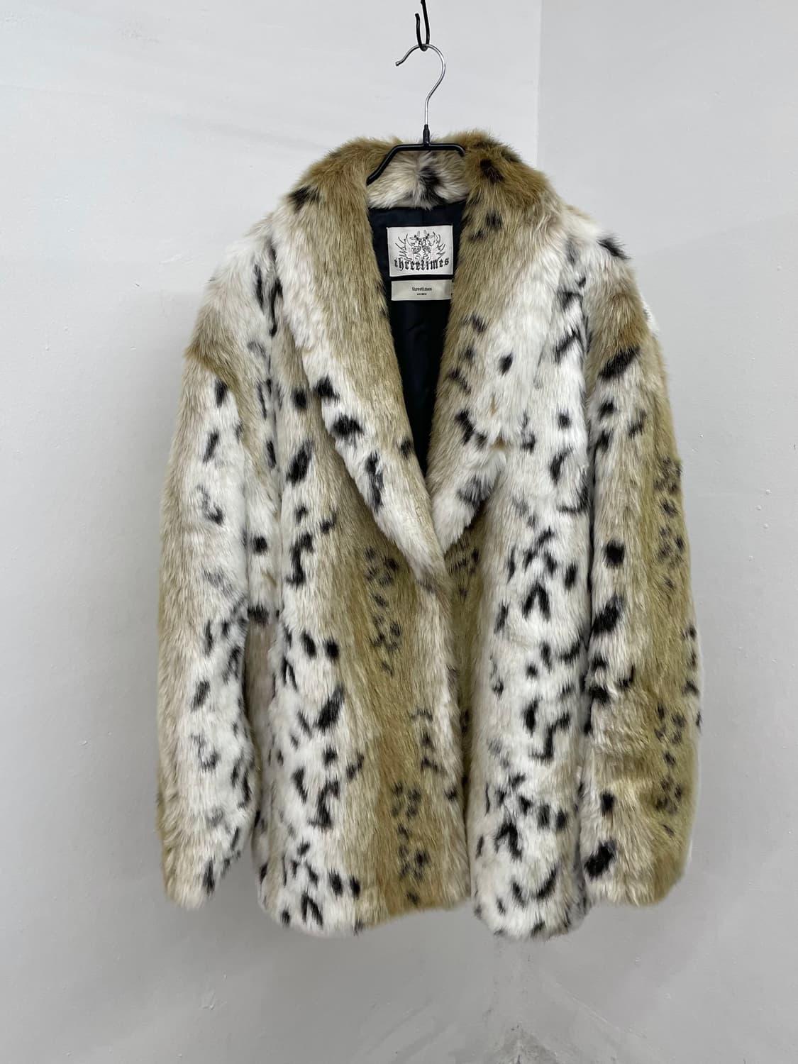 쓰리타임즈 레오파드 퍼자켓 상품이미지2