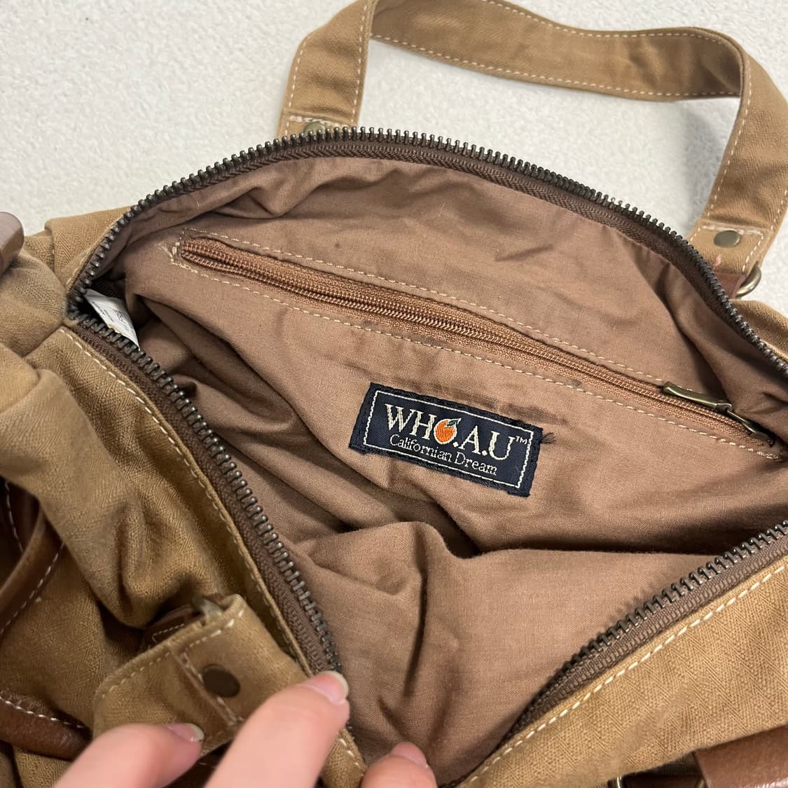 Who.A.U brown cross bag 상품이미지6