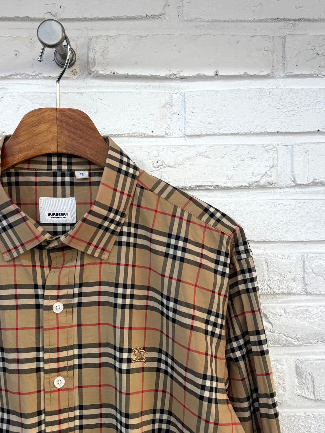 버버리 베이지 노바체크 셔츠 상품이미지2