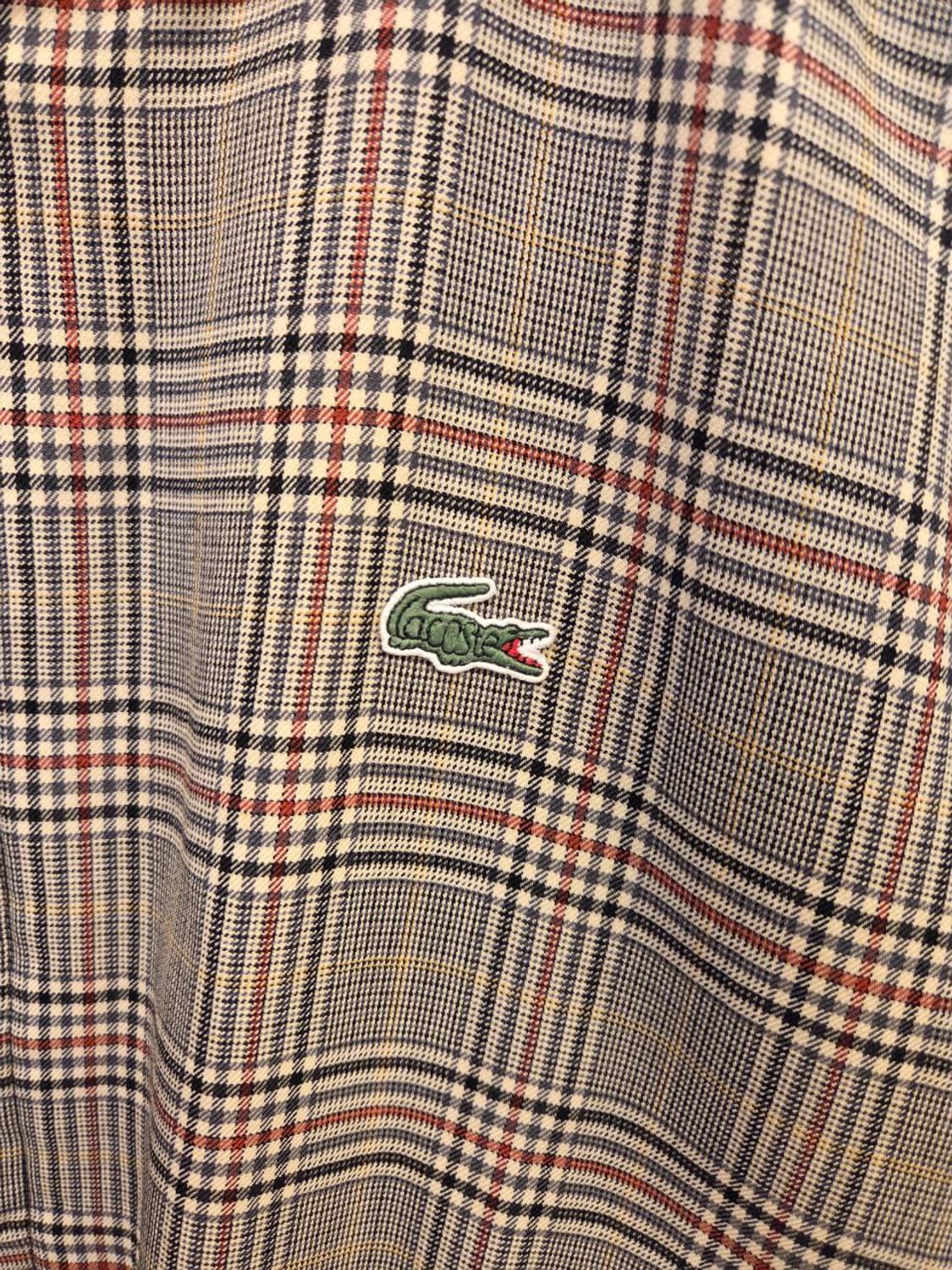 라코스테 체크 집업 자켓 상품이미지4