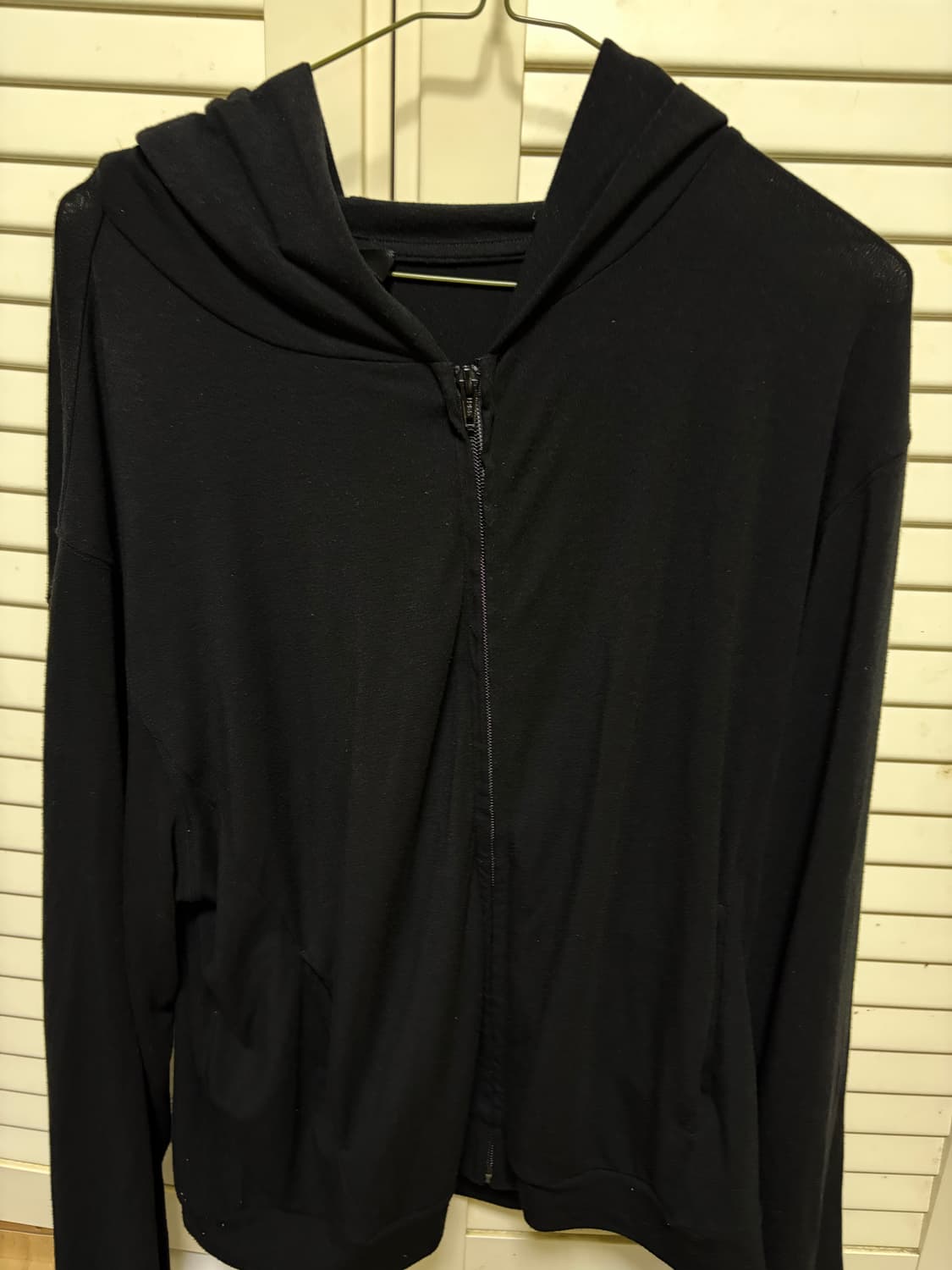 [3] 머듈 라운지 후드집업 블랙 상품이미지2