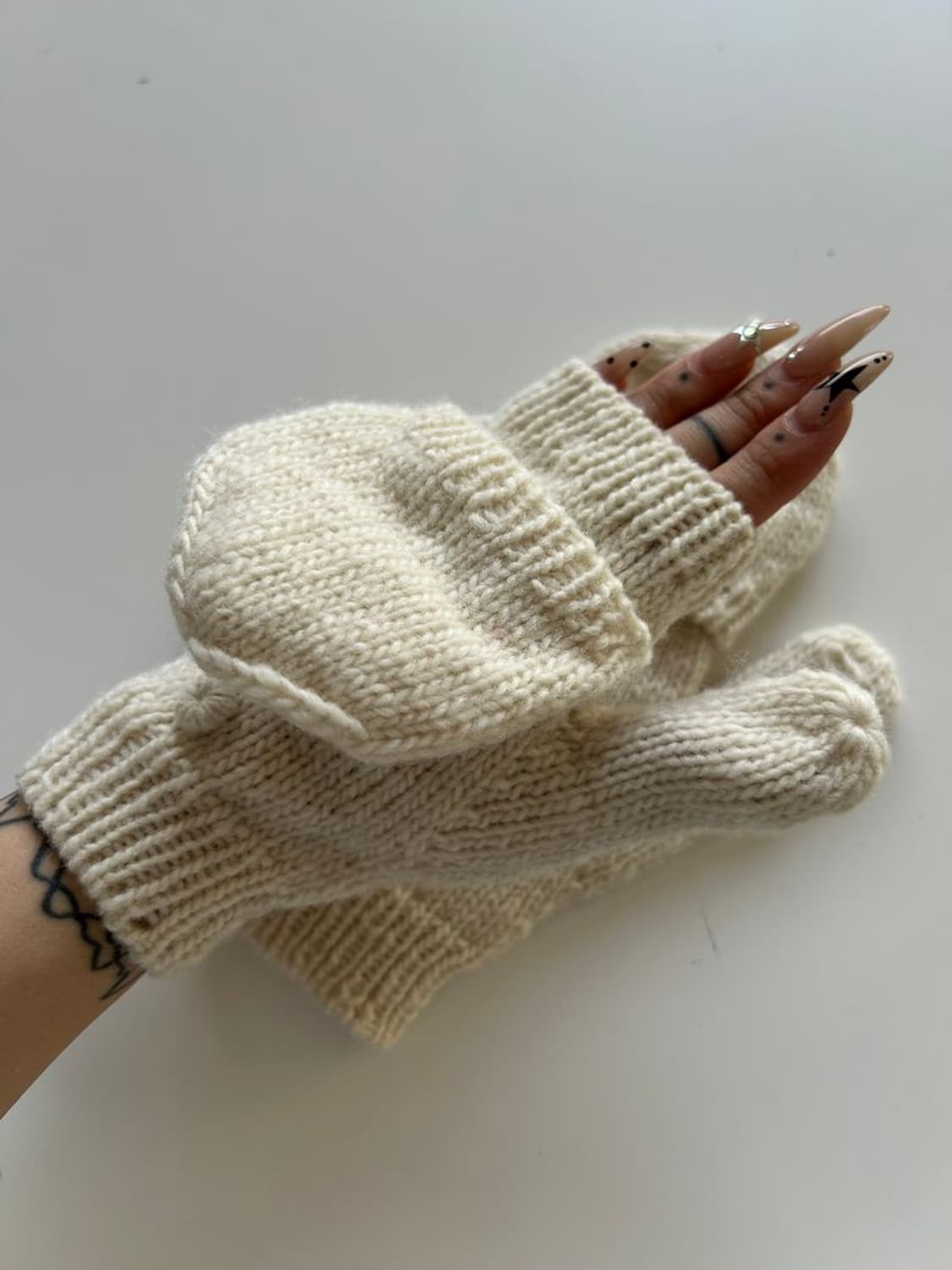 HAND MADE GLOVE 꽃무늬 수제 장갑 상품이미지3