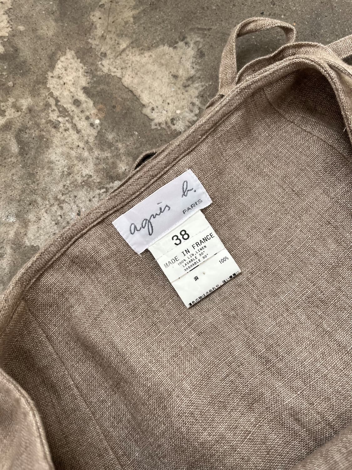 Agnes.B 린넨 스커트 상품이미지8