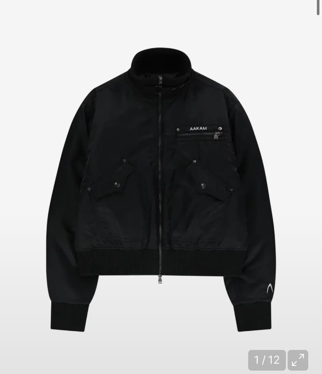아캄/ Bomber Jacket (Black) 1사이즈 상품이미지1