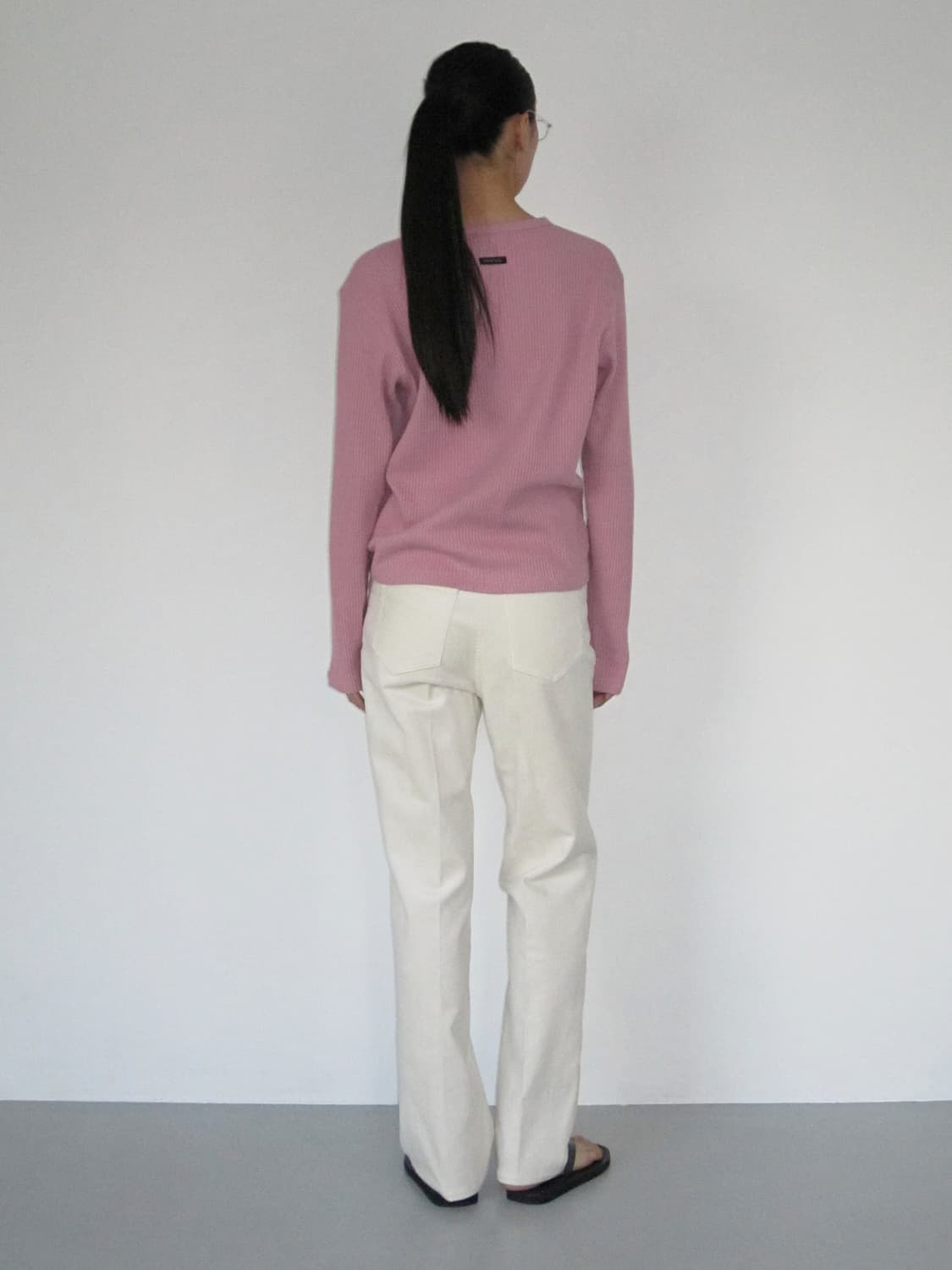 포니테일 90s 펄화이트 코듀로이 팬츠 상품이미지4