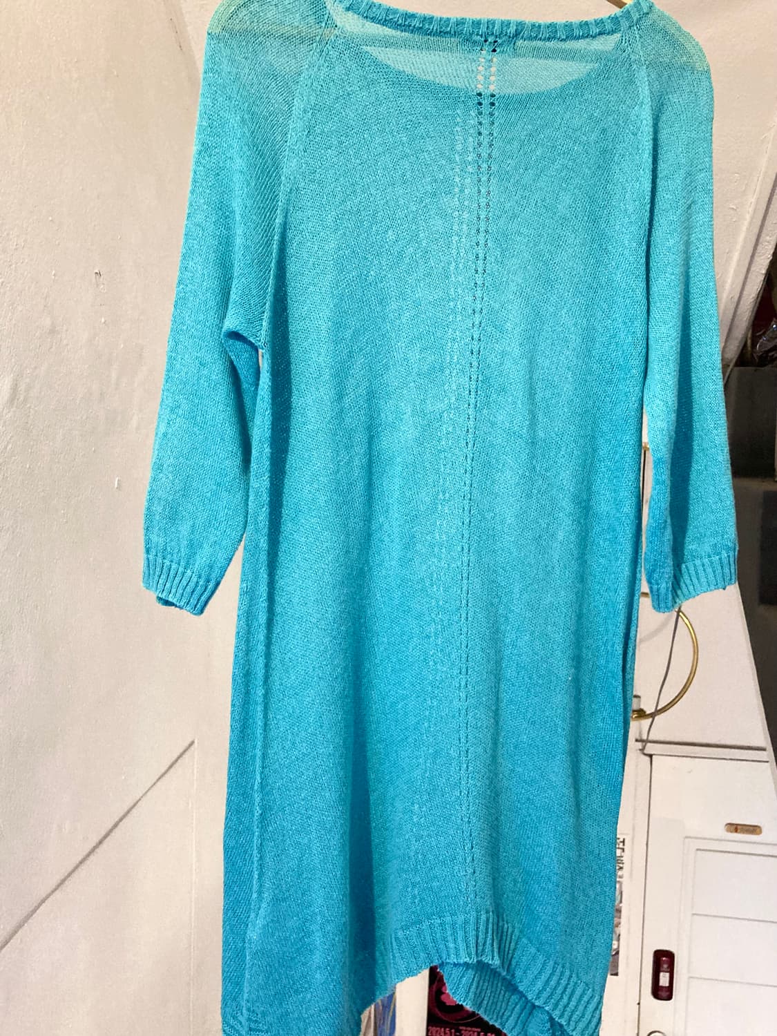 빈티지 여름 니트 플레어 원피스 상품이미지6