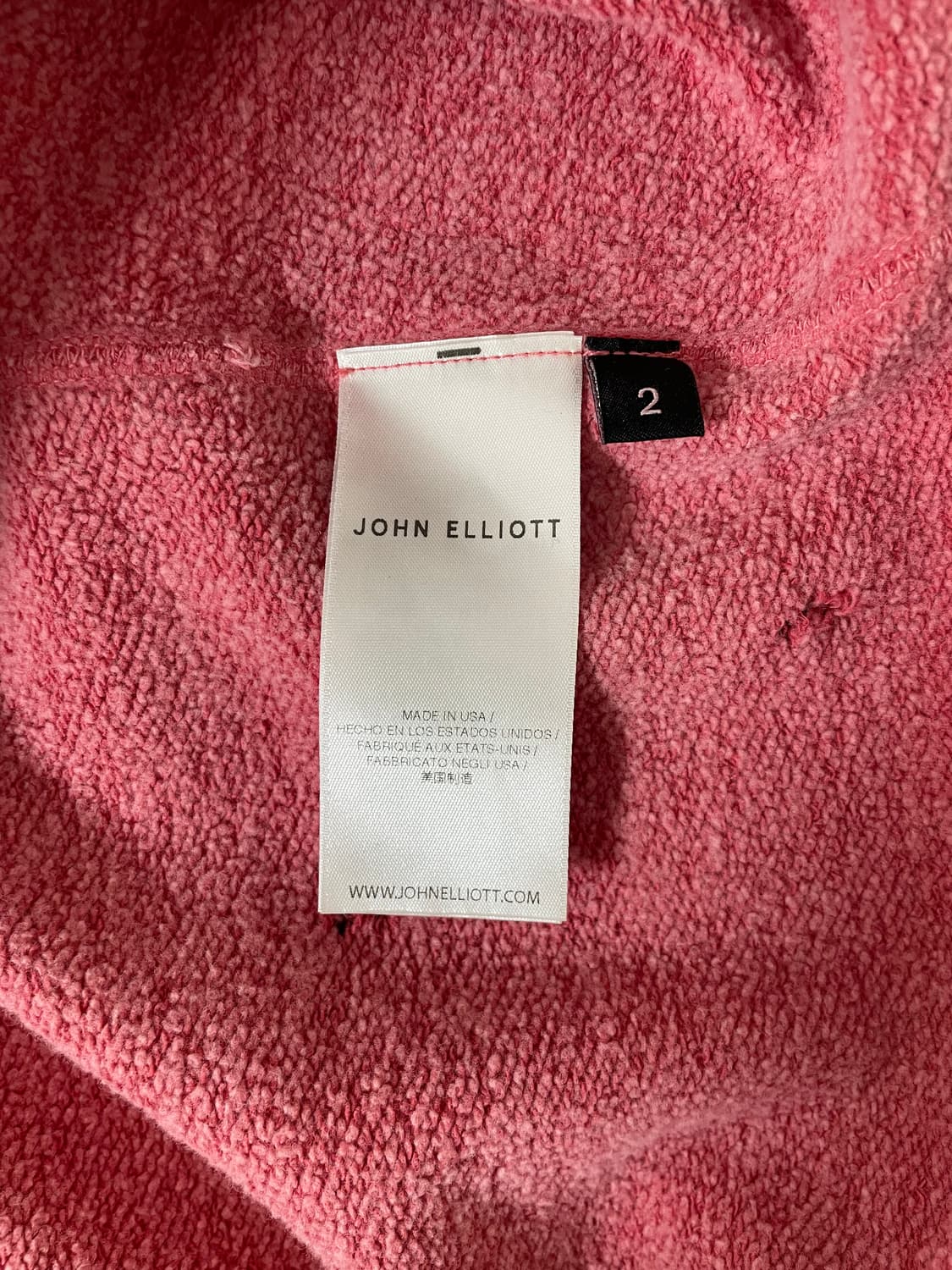 [2] 존 엘리엇 JOHN ELLIOTT 서멀 라이 폴섬 후드 티 상품이미지8