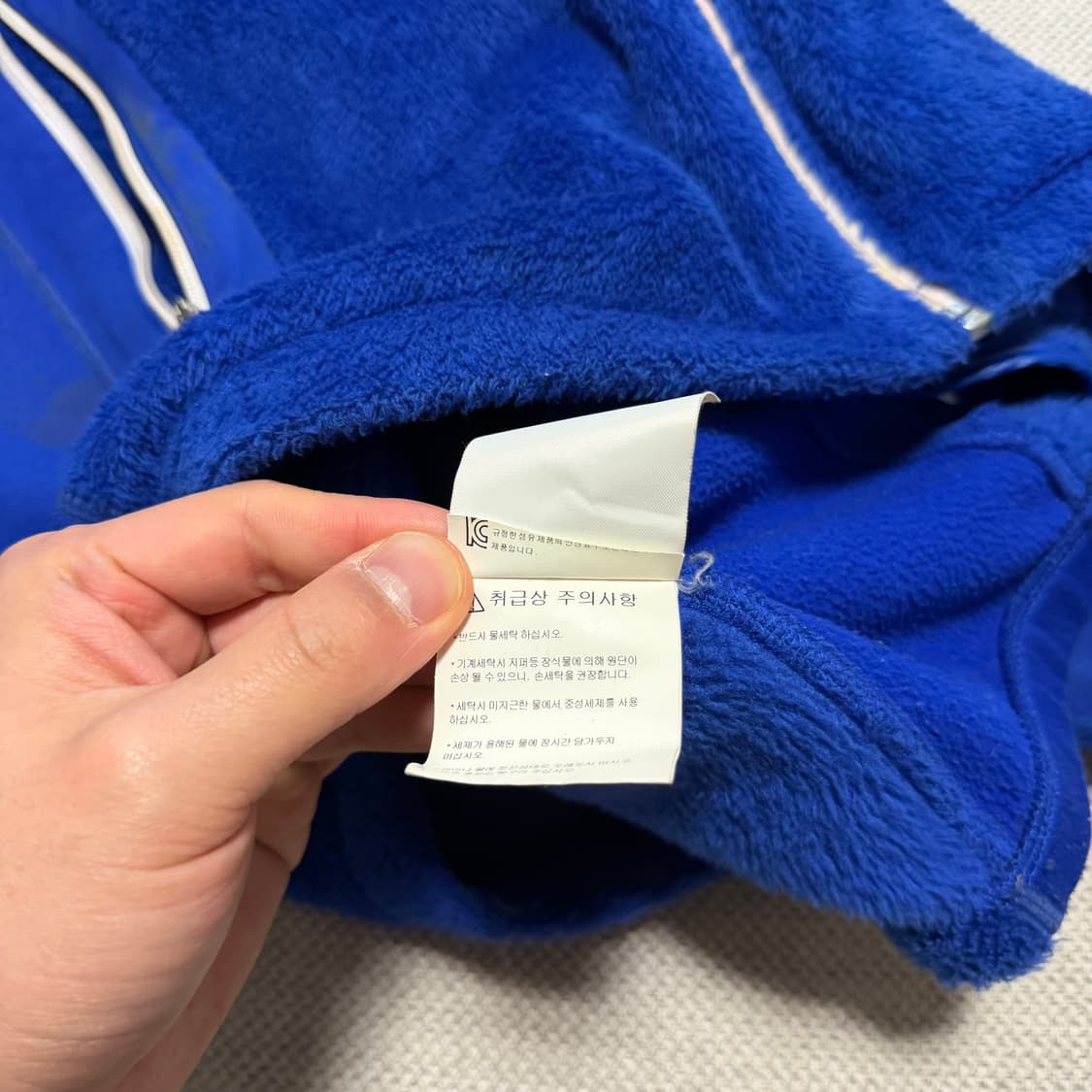 데상트 아우디 플리스 후드집업 자켓 상품이미지7