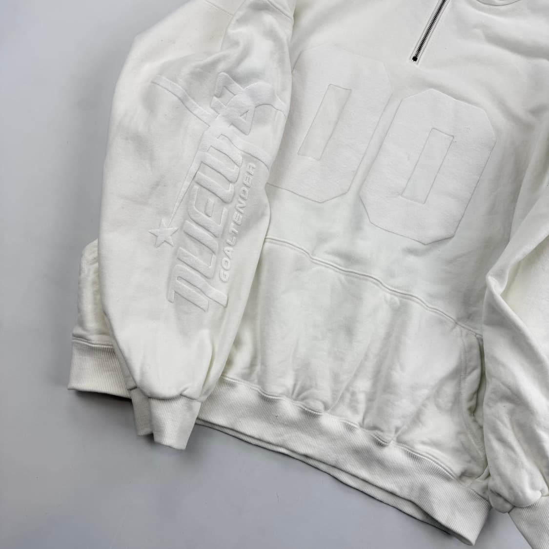 Tuewid 00 하프집업 화이트 상품이미지7