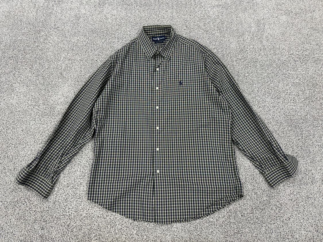 폴로 랄프로렌 90s 체크셔츠 상품이미지1