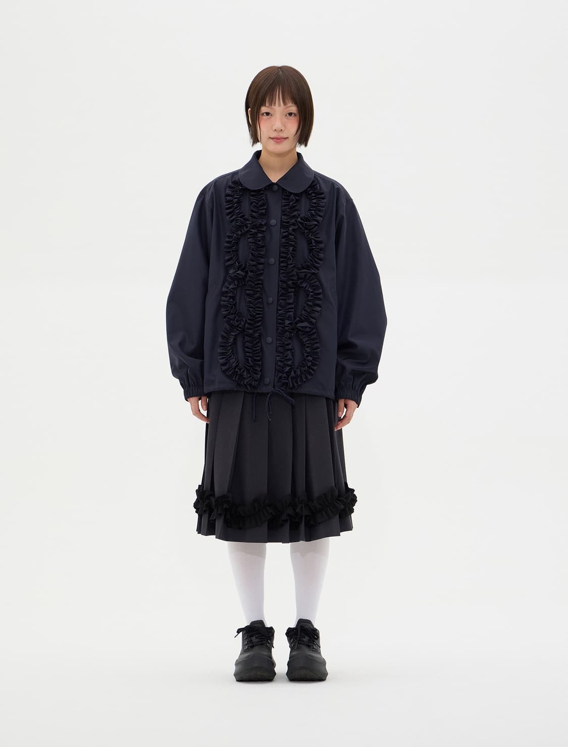 복복 클로버 산보 점퍼 네이비 상품이미지2