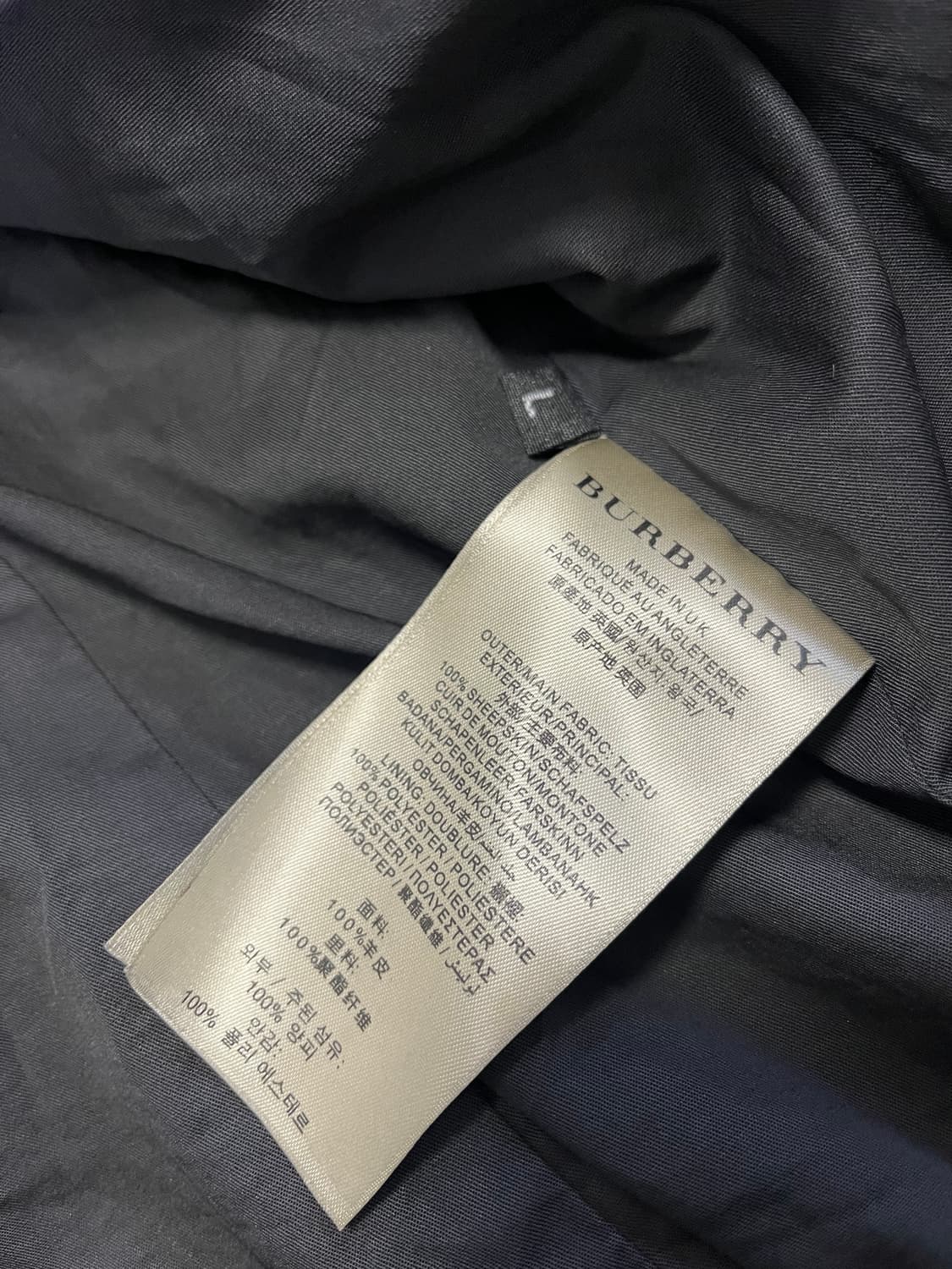 프로썸st 양가죽자켓 L  상품이미지4