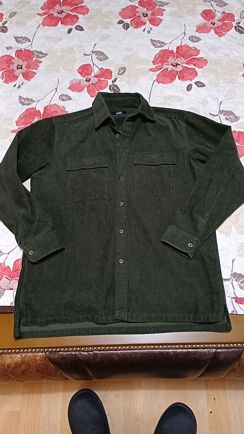 무신사 코듀로이남방 실측100 가슴60 기장80 상품이미지1