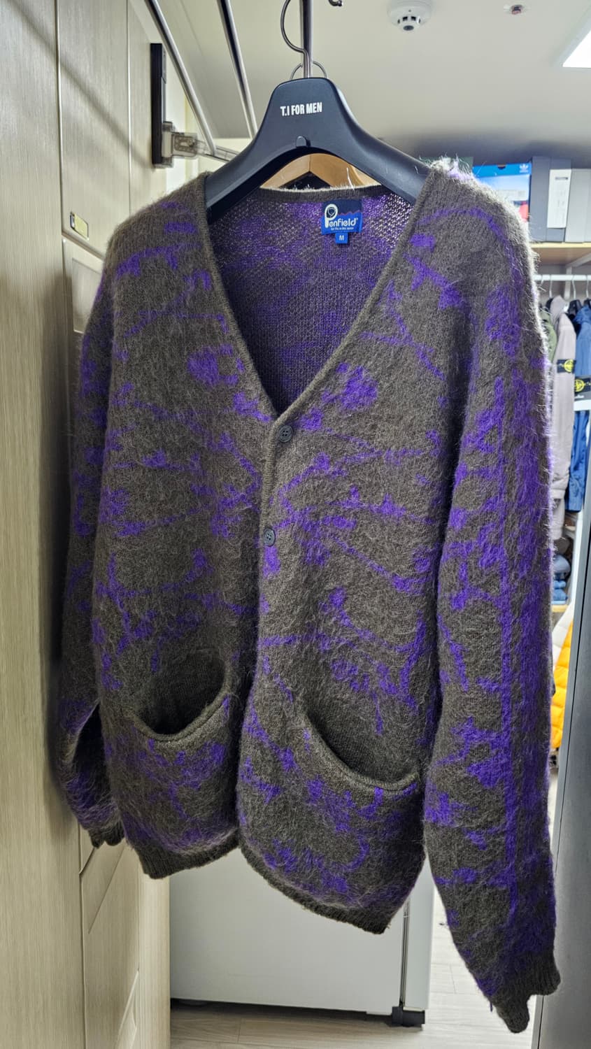 펜필드 모헤어 가디건 올리브 M(100) 상품이미지1