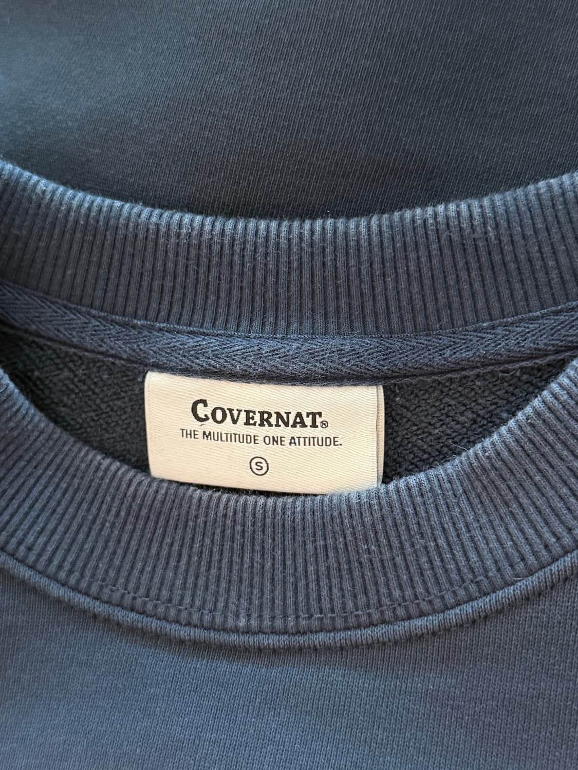 Covernat 맨투맨 네이비  상품이미지3