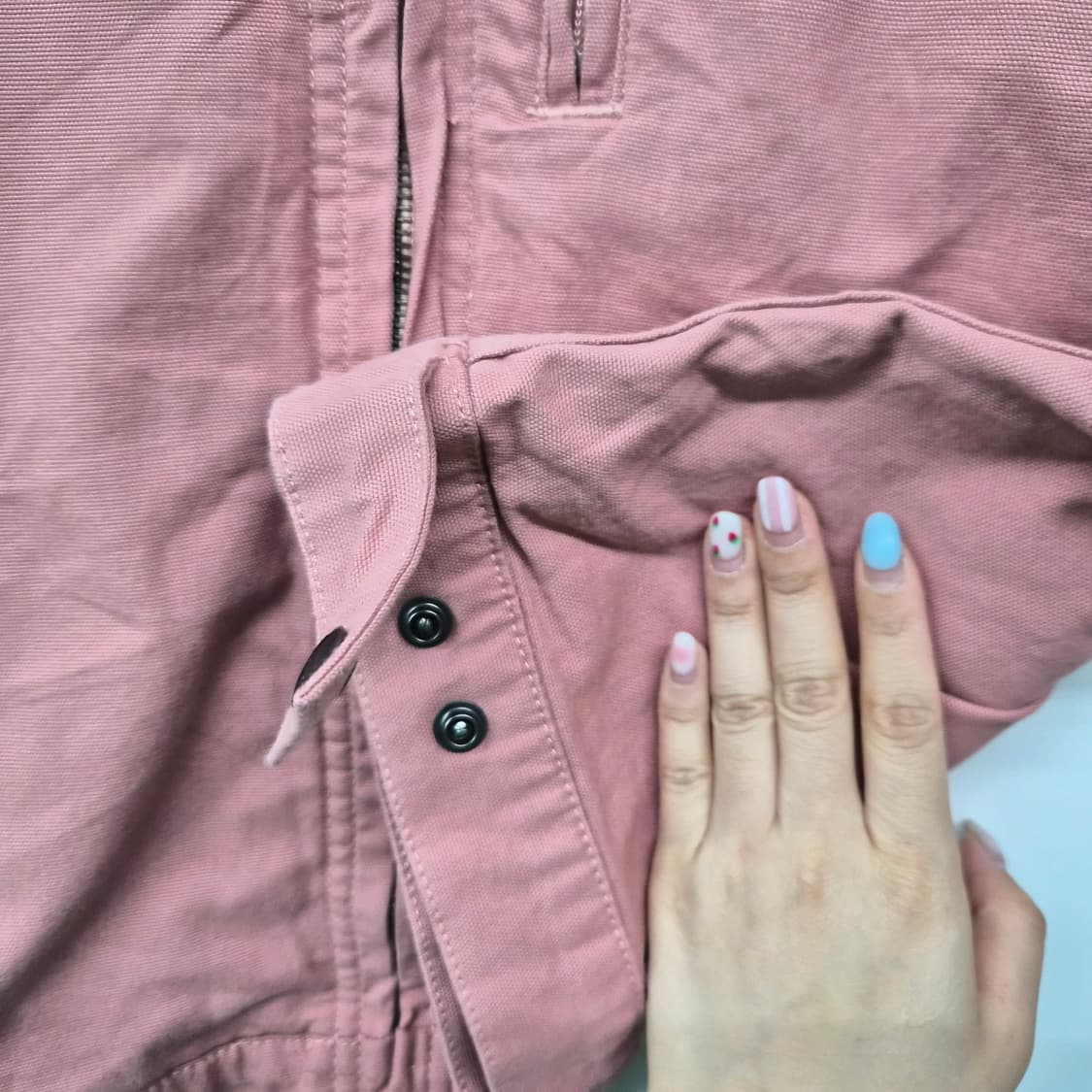 칼하트 핑크색 더스키 디트로이트 자켓 여성 S 상품이미지6