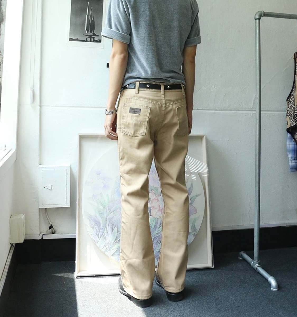 90s JC Penney 브라운 부츠컷 팬츠 상품이미지1