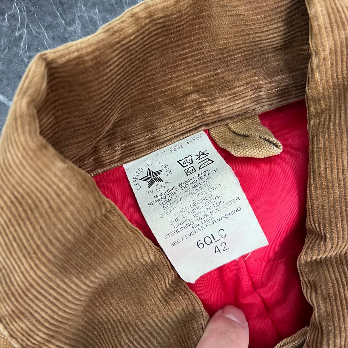 칼하트 브라운 덕 캔버스 초어 워크 자켓 상품이미지4