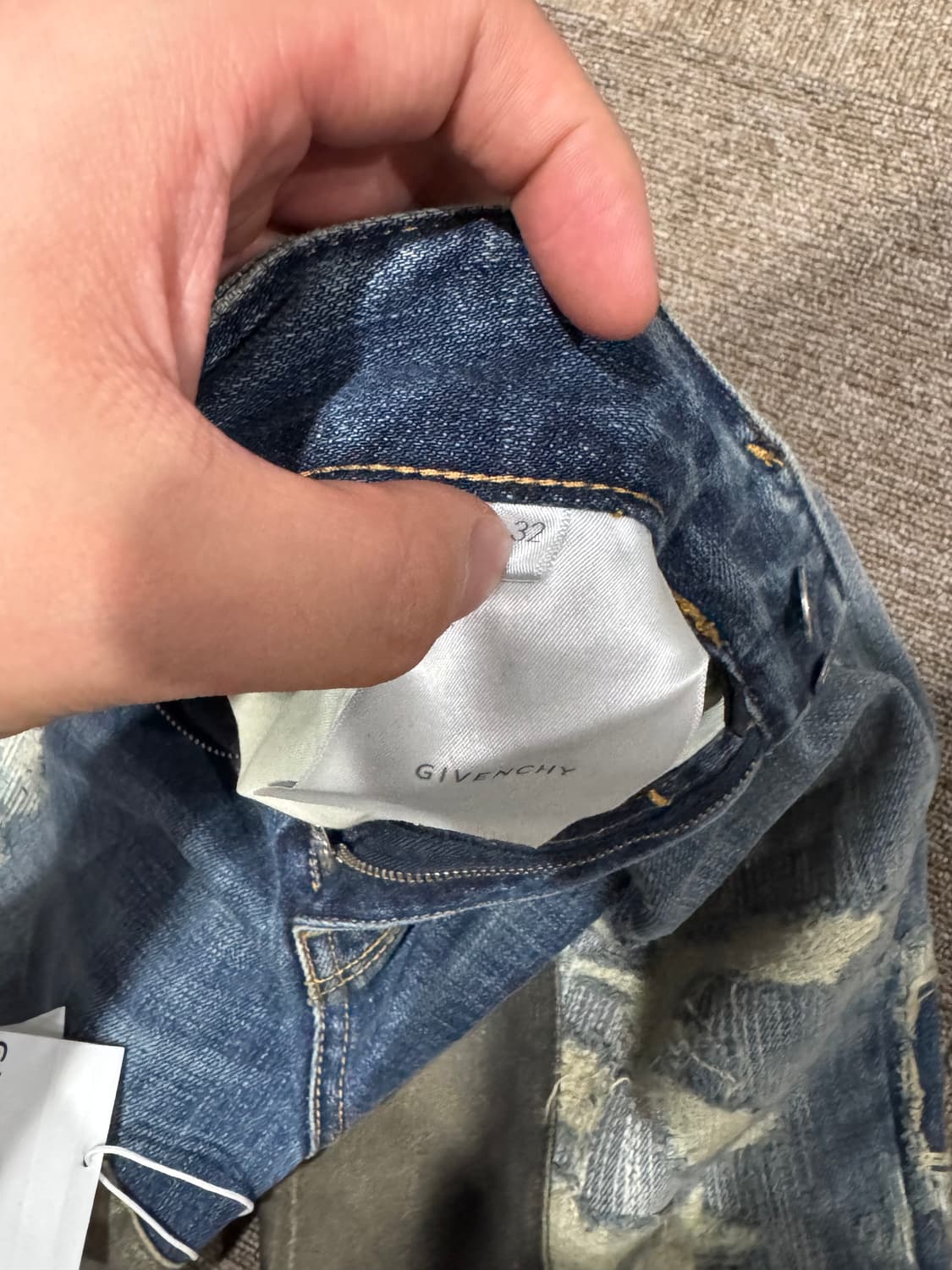 지방시 몰스킨 데님 리오더판 32사이즈 상품이미지4