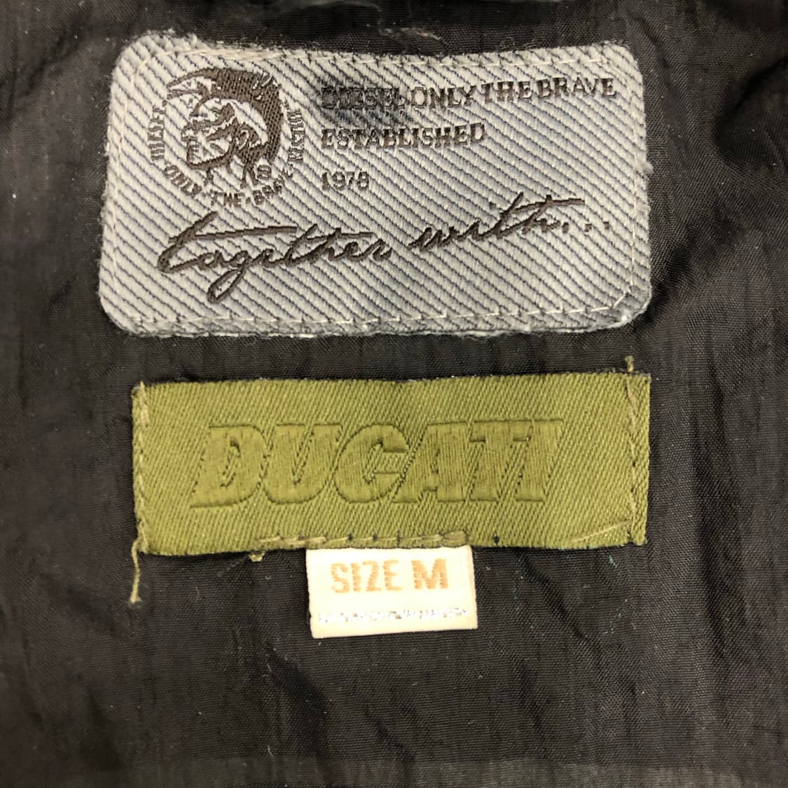 디젤 X 두가티 나일론 바이커 자켓 상품이미지7