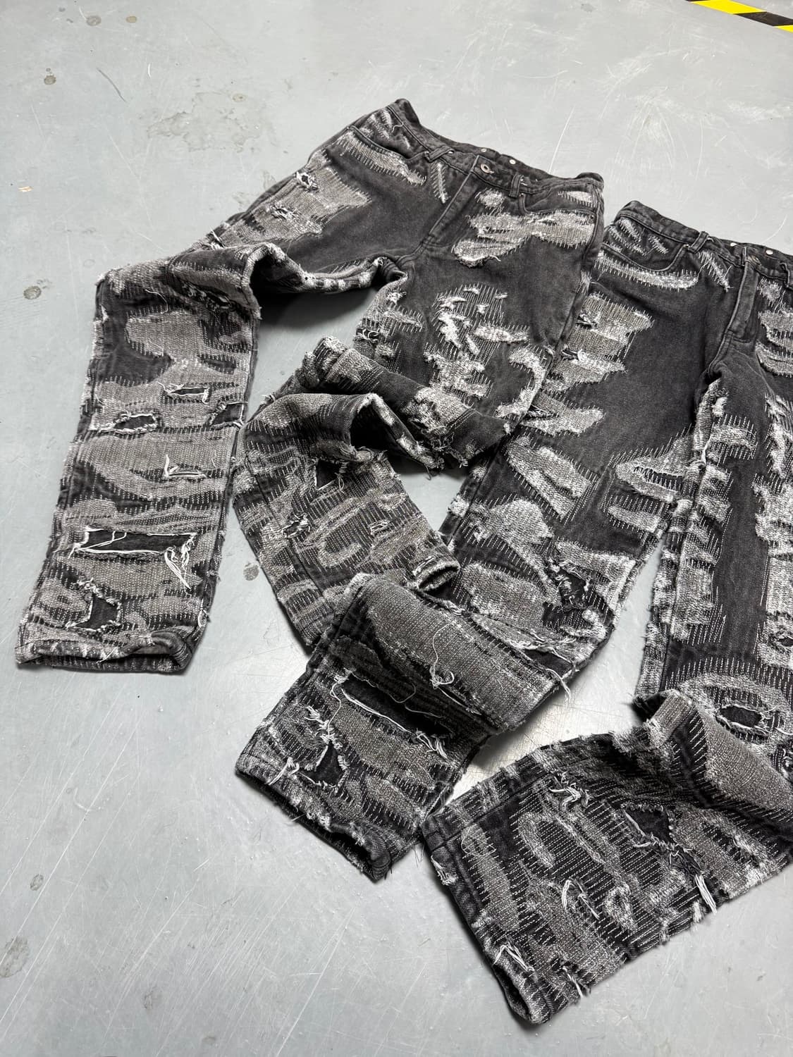 RECKLESS SCHOLARS 사시코 데님 상품이미지3