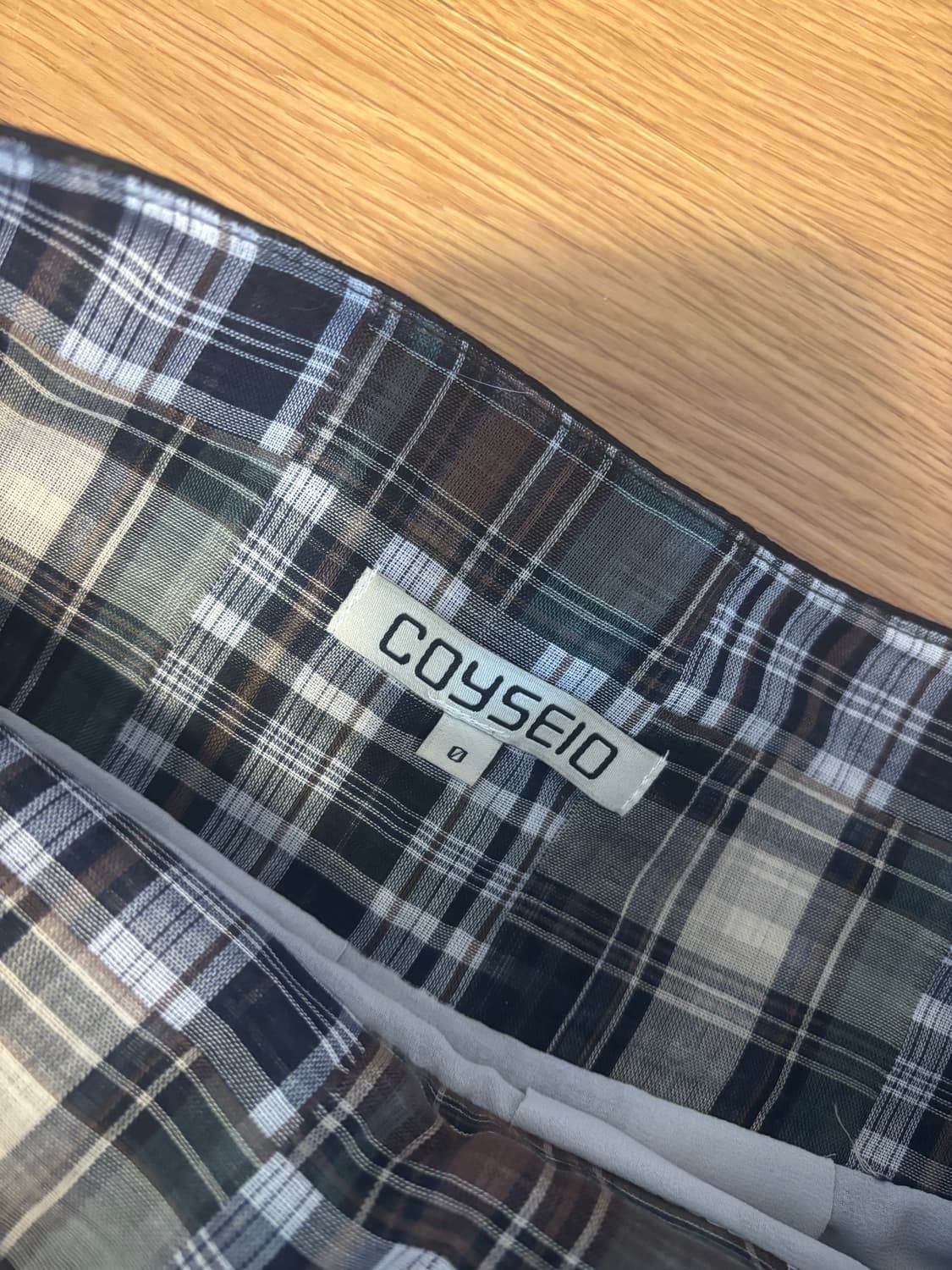 [판매] 코이세이오 더블 웨이스트 플리츠 스커트 상품이미지2