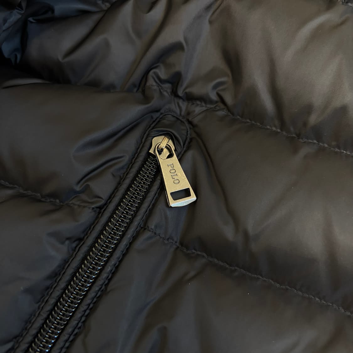 폴로 랄프로렌 덕다운 블랙 패딩 L 상품이미지5