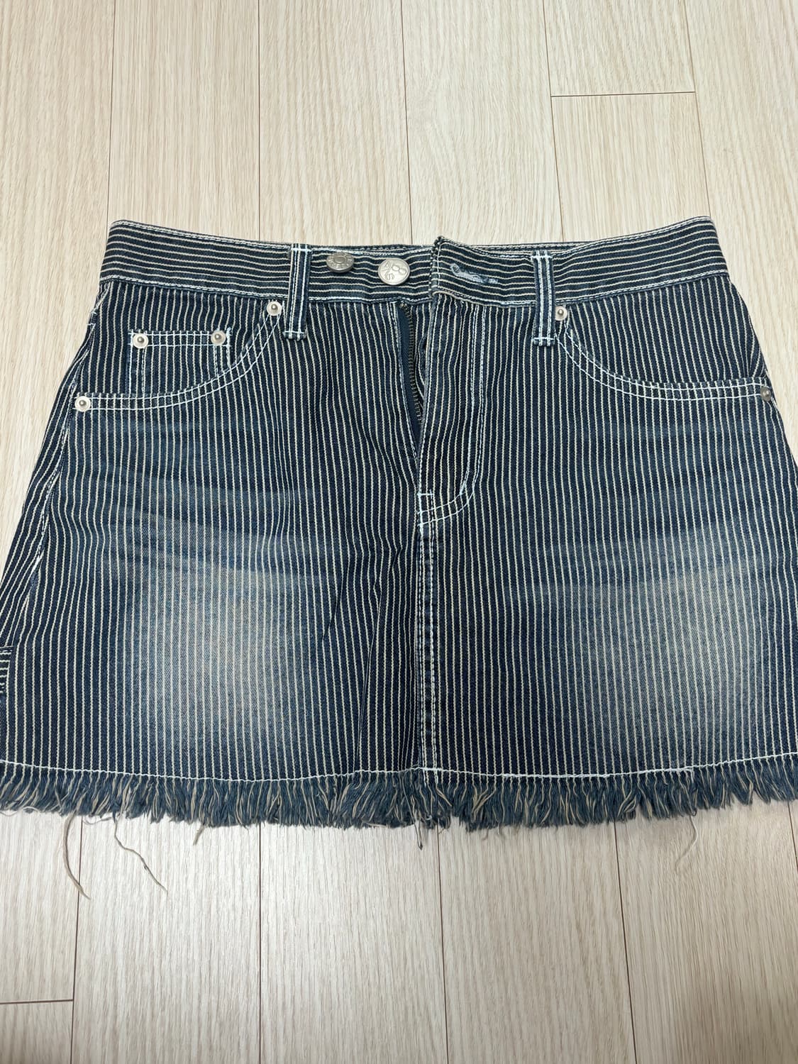 시눈 Denim Mini Skirt (Indigo) s 상품이미지7