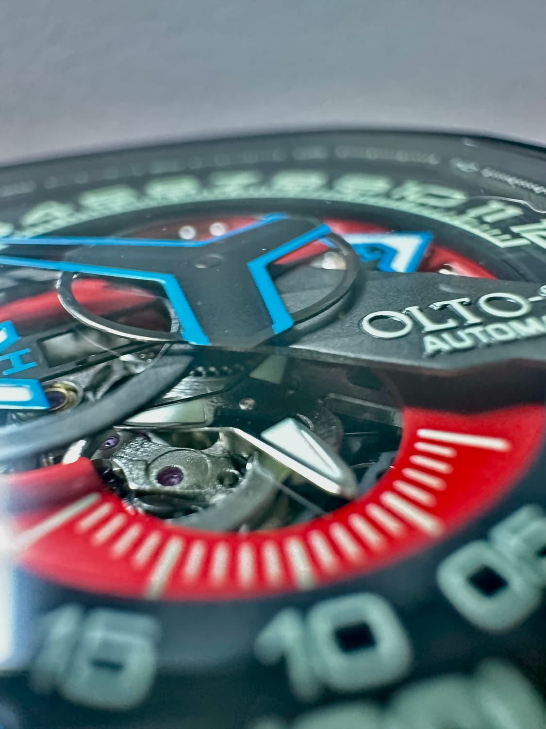 기계식 스켈레톤 올토8한정판 인피니티 오토매틱 희귀 대시보드 레이싱 상품이미지6