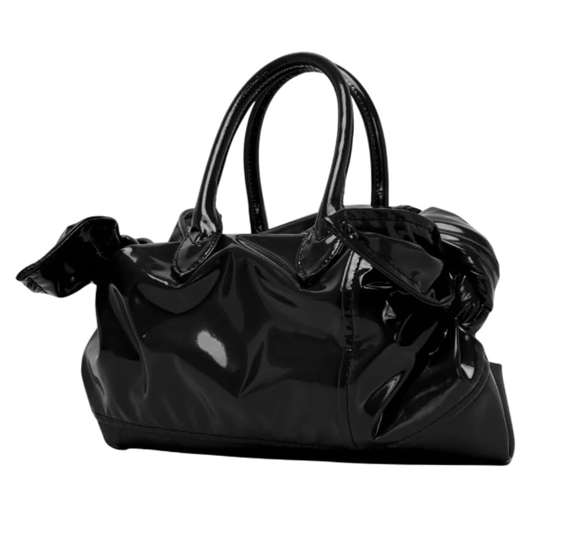 새제품) 꼼데가르송 걸 블랙 보우 백 상품이미지2