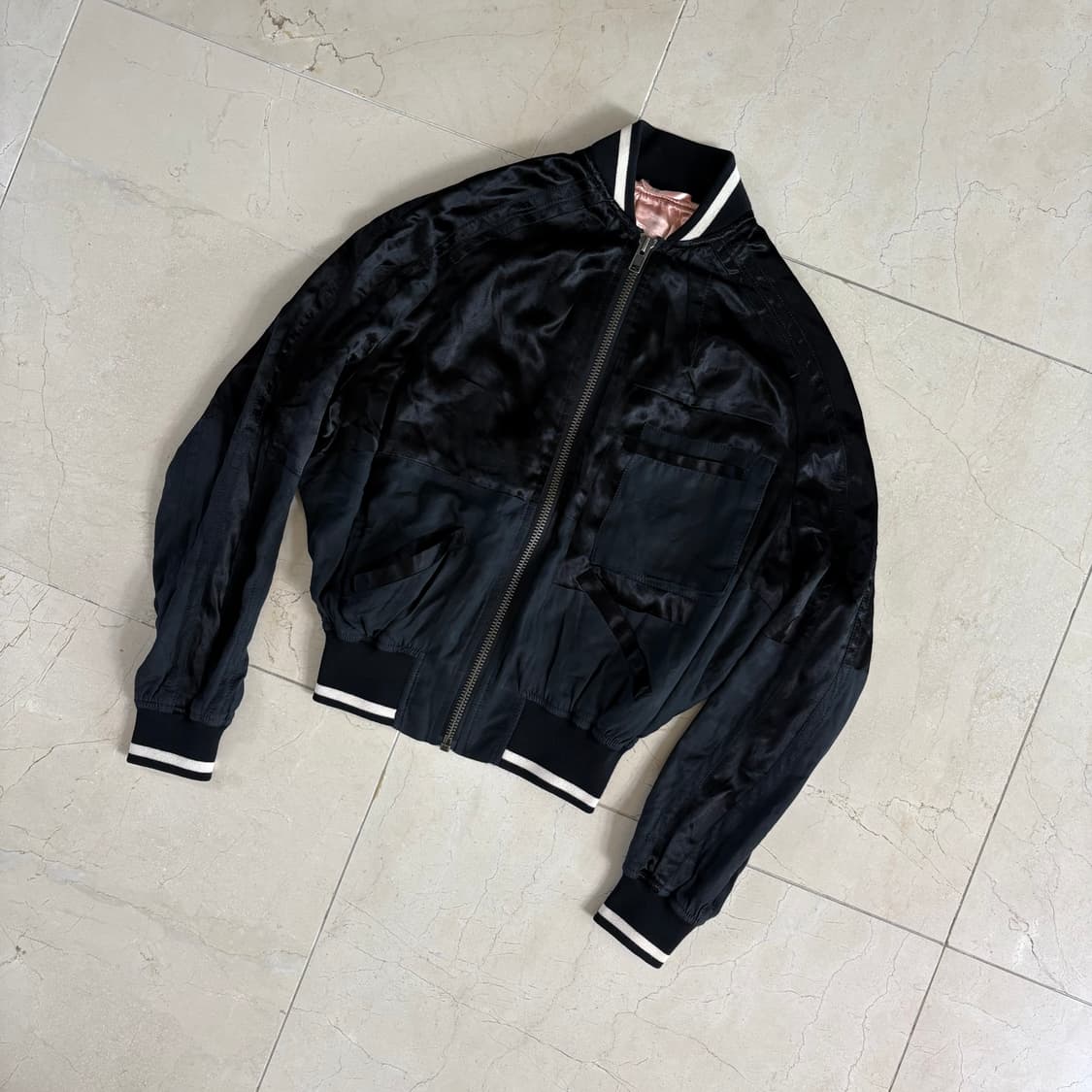 Haider Ackermann silk patchwork bomber 상품이미지2