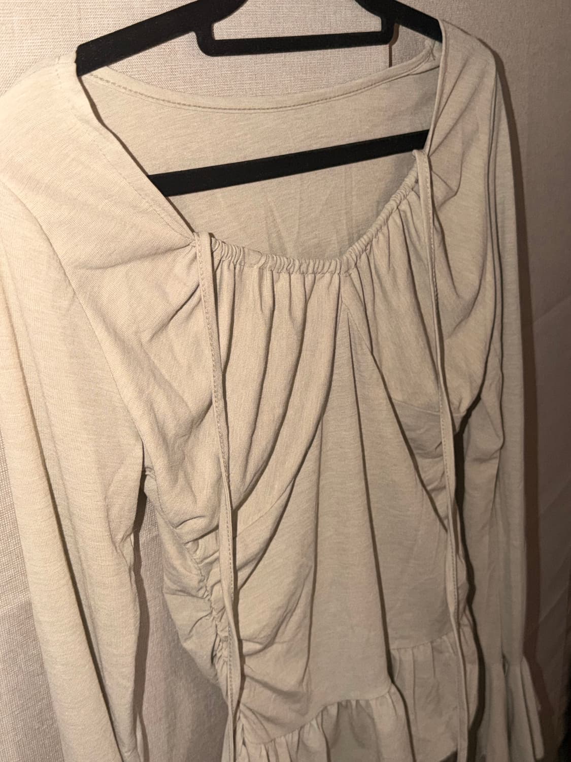 빈티지 블라우스 셔링 공주 에겐 Y2K 천사깔 상품이미지1