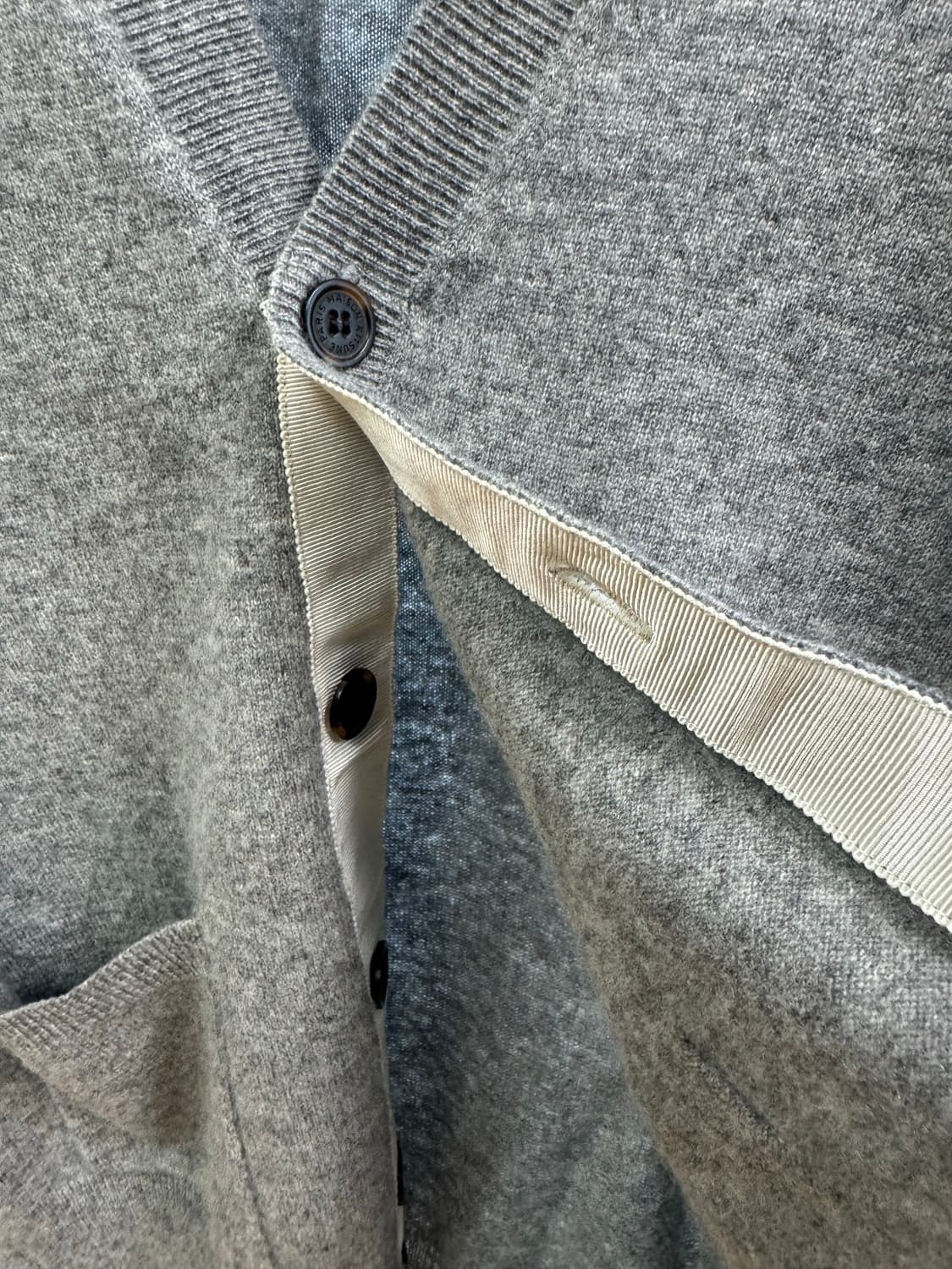 키츠네 캐시미어 100% 가디건 (L) 상품이미지5