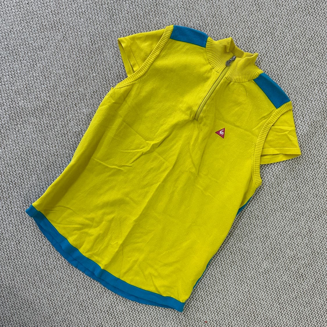 L 르꼬끄골프 하이넥 반집업 골프웨어 0410D 상품이미지1