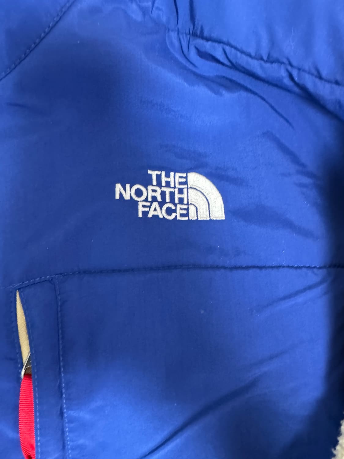 [L] 08fw 슈프림 노스페이스 디날리 후리스 플리스 크림블루 상품이미지4