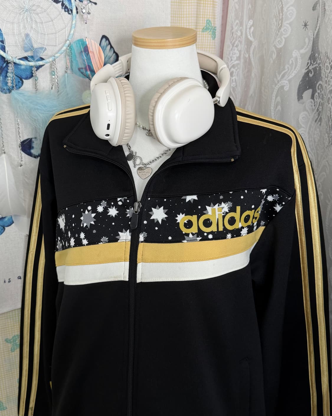 아디다스 블랙 & 옐로우 스타 져지 상품이미지7